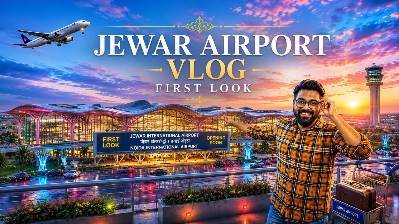 JEWAR AIRPORT FULL TOUR ✈️ | Full Tour, Food Court, Lounge, Cleanliness & Flight Experience