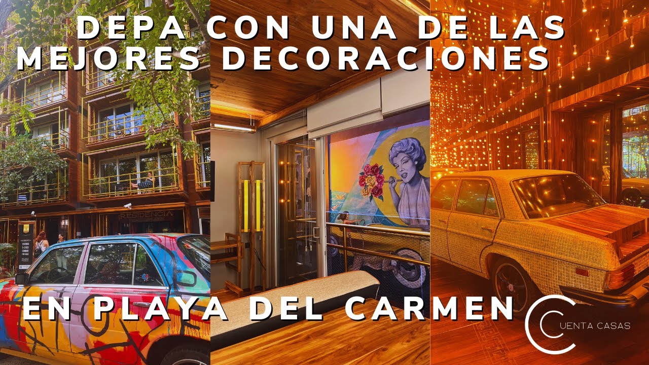 Depa con una de las mejores decoraciones en Playa del Carmen