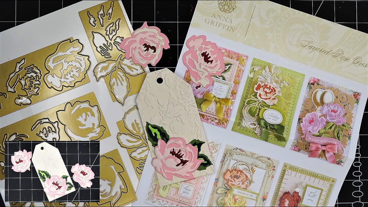 Anna Griffin "Layered Rose Dies" Review & Maybe What Approximates a Tutorial!