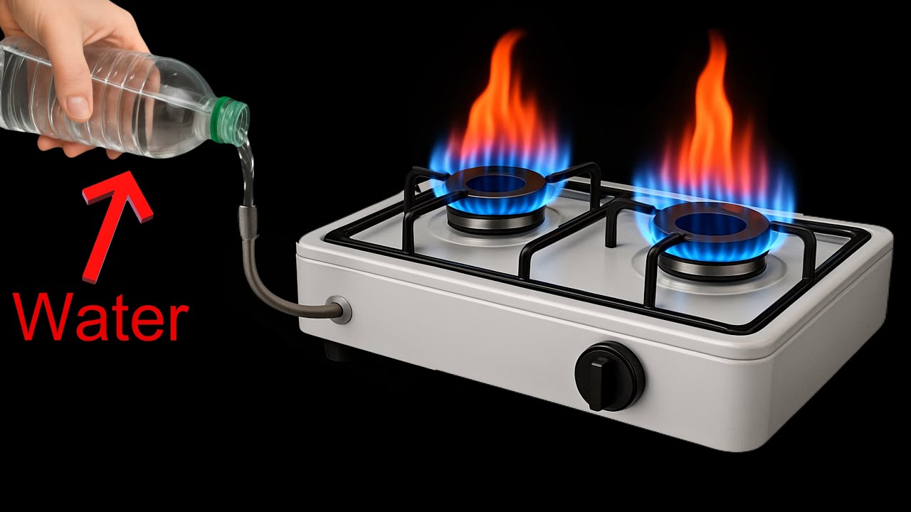 Secret Water Trick to Get Free Cooking Gas at Home Forever
