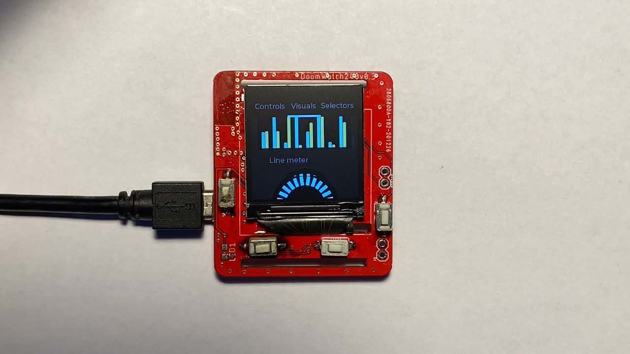 esp32-pico-d4 watch lvgl demo
