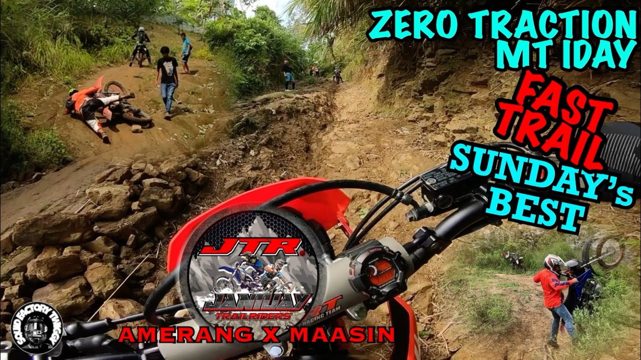 ENDURO TRAIL PHILIPPINES | HILL CLIMBS TO MT. IDAY | NEW ROUTE -  SLICK TERRAIN AND MUD TRAILS