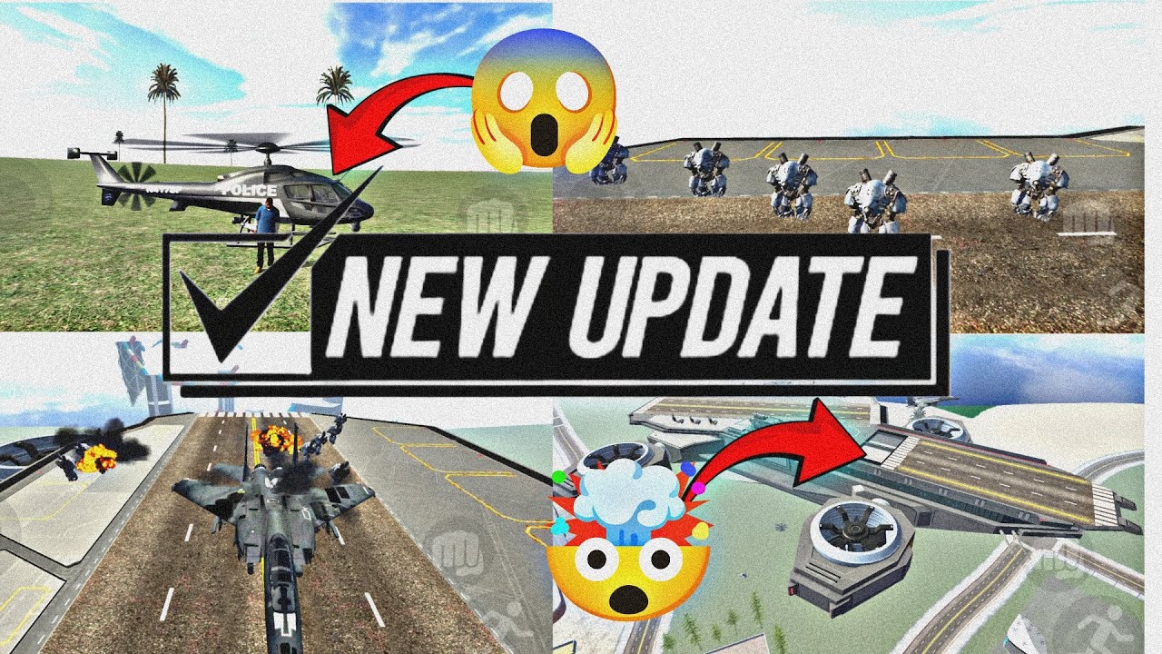 NEW POLICE HELICOPTER 🚁 || AI ROBERT CHEAT CODE 😱 || NEW UPDATE || INDIAN BIKES DRIVING 3D ||