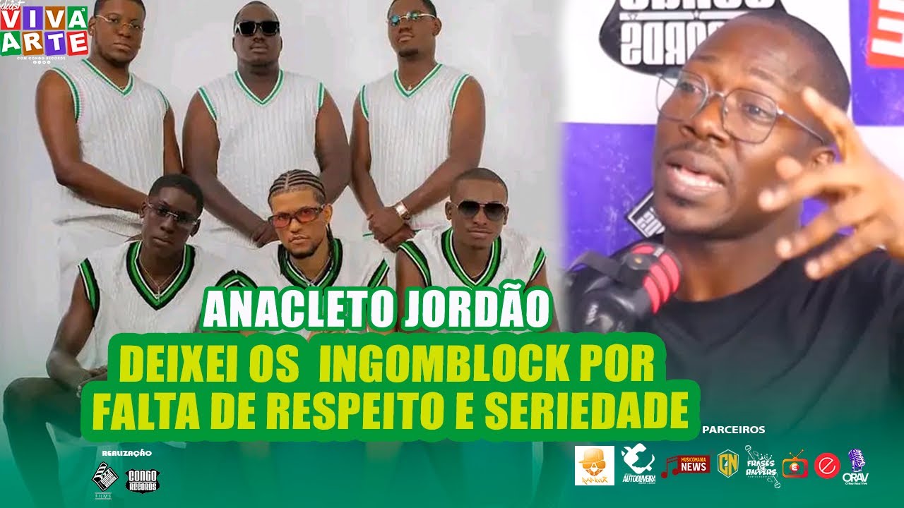DEIXEI OS  INGOMBLOCK POR FALTA DE RESPEITO E SERIEDADE - ANACLETO JORDÃO