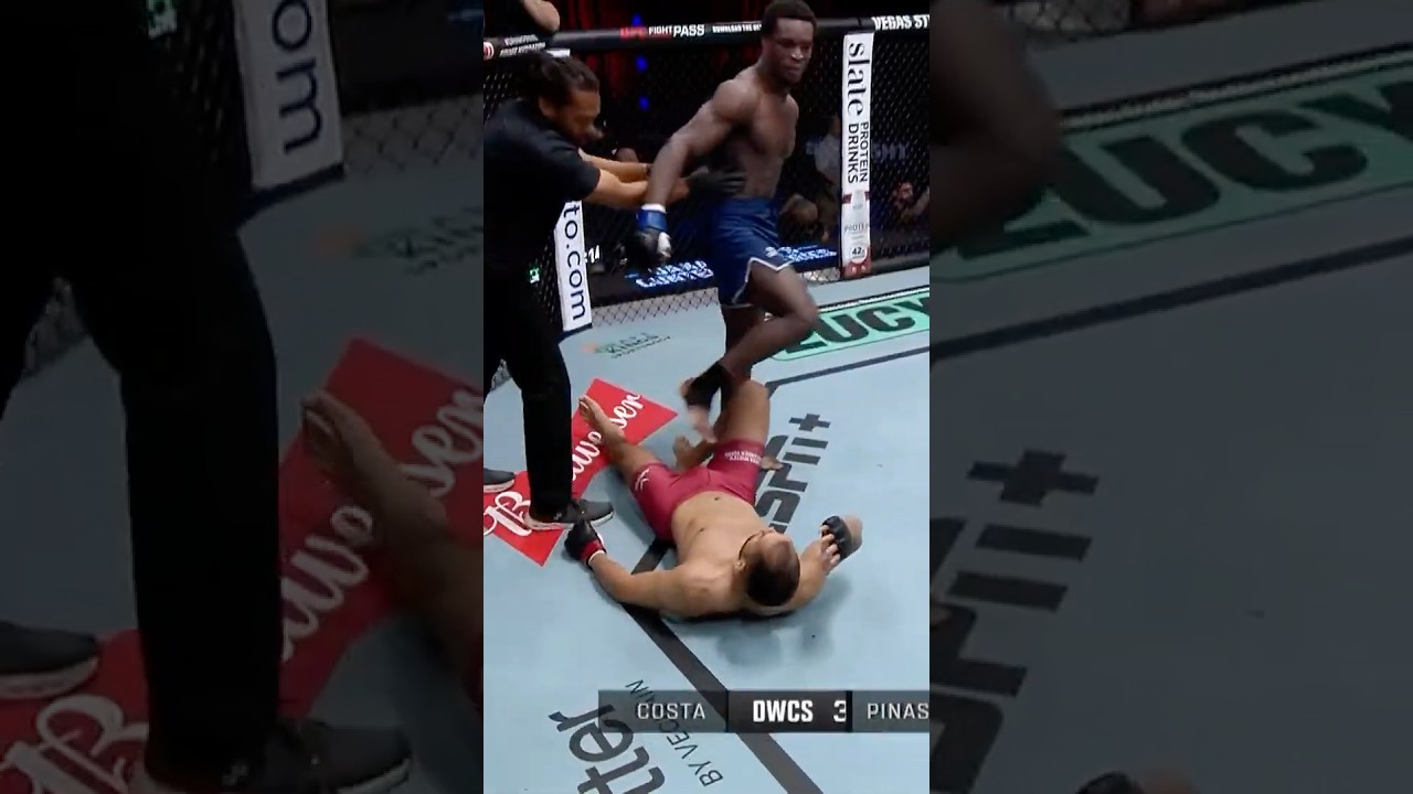 Damian Pinas vence com um nocaute AVASSALADOR no 1&ordm; round! 💥🔥 #DWCS