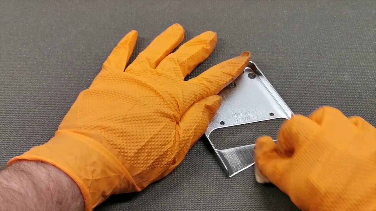 How to age a Fender Telecaster bridge plate heavy relic