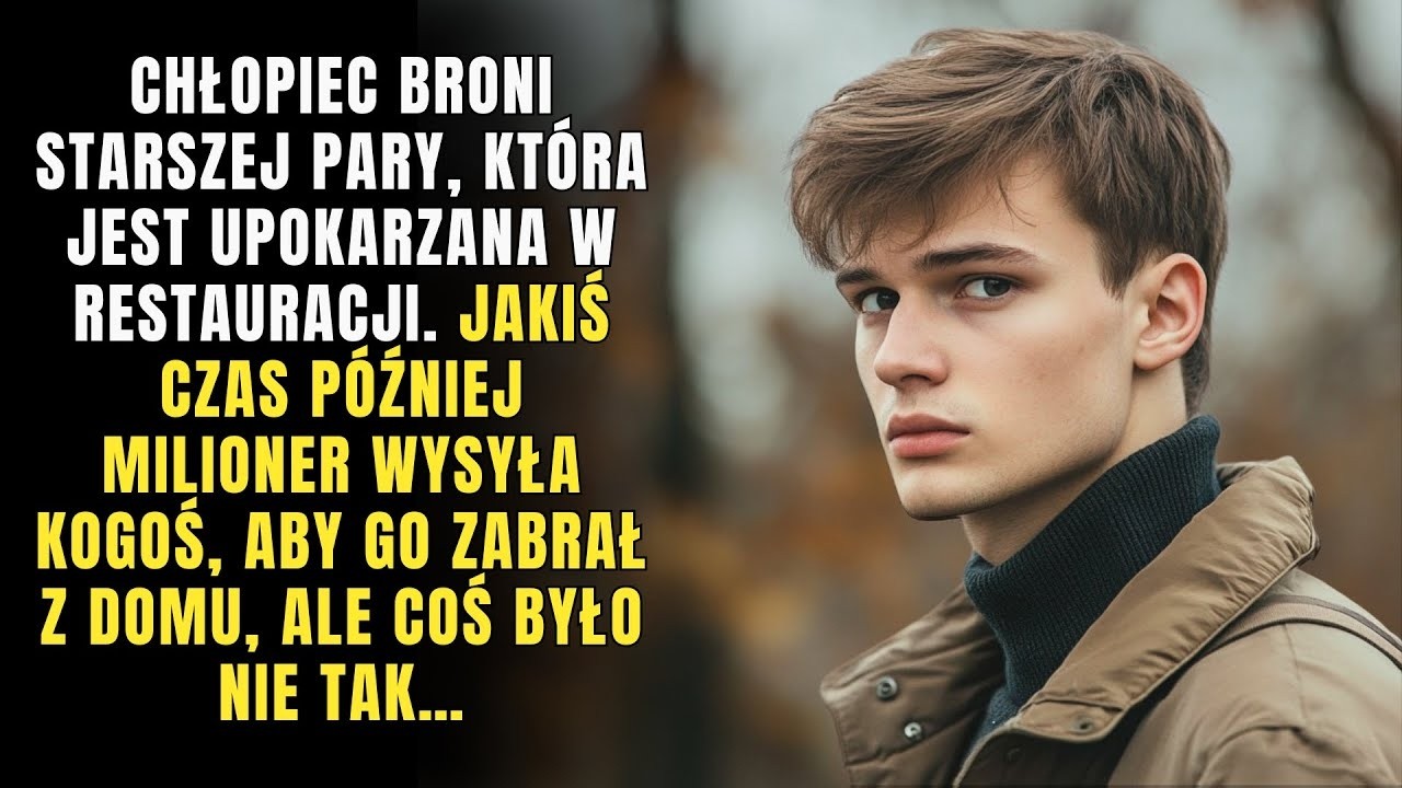 🔴Chłopiec broni starszej pary przed upokorzeniem, a jakiś czas później milioner wysyła kogoś, aby