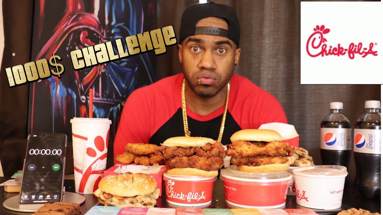 The 1000$ Chick-Fil-A Menu Eating Challenge.