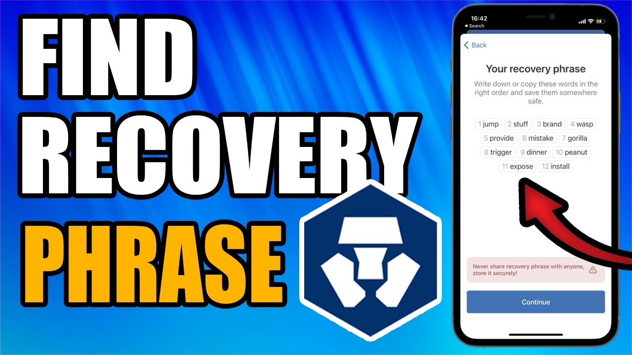 How To Find Crypto Com Recovery Phrase - New Method