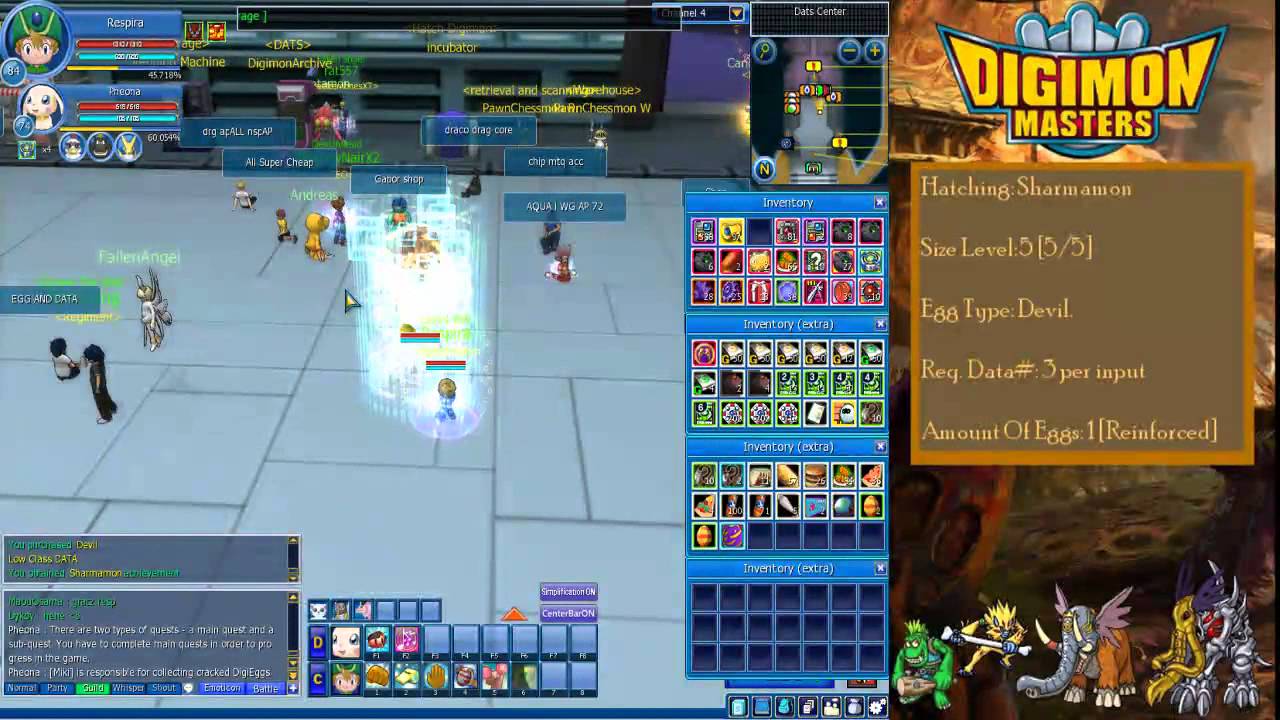 Digimon Masters Online - Hatching Sharmamon 5/5!
