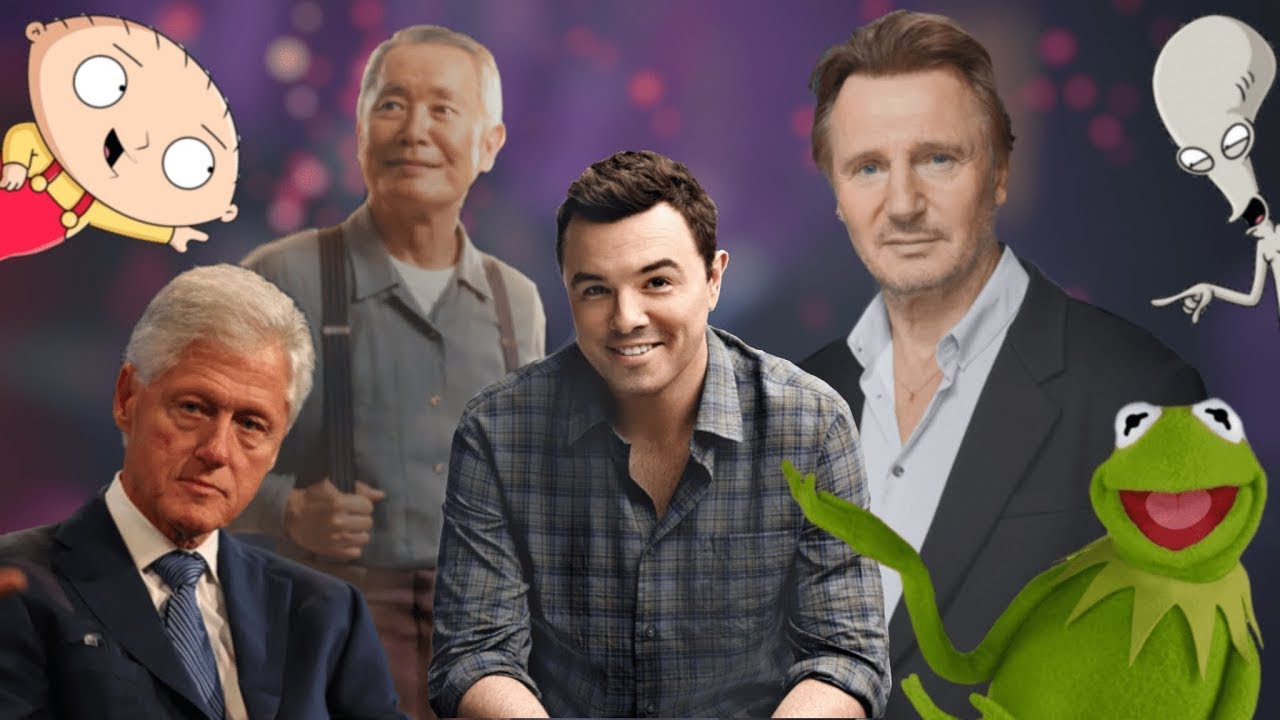 Seth MacFarlane doing Many Voices In Person