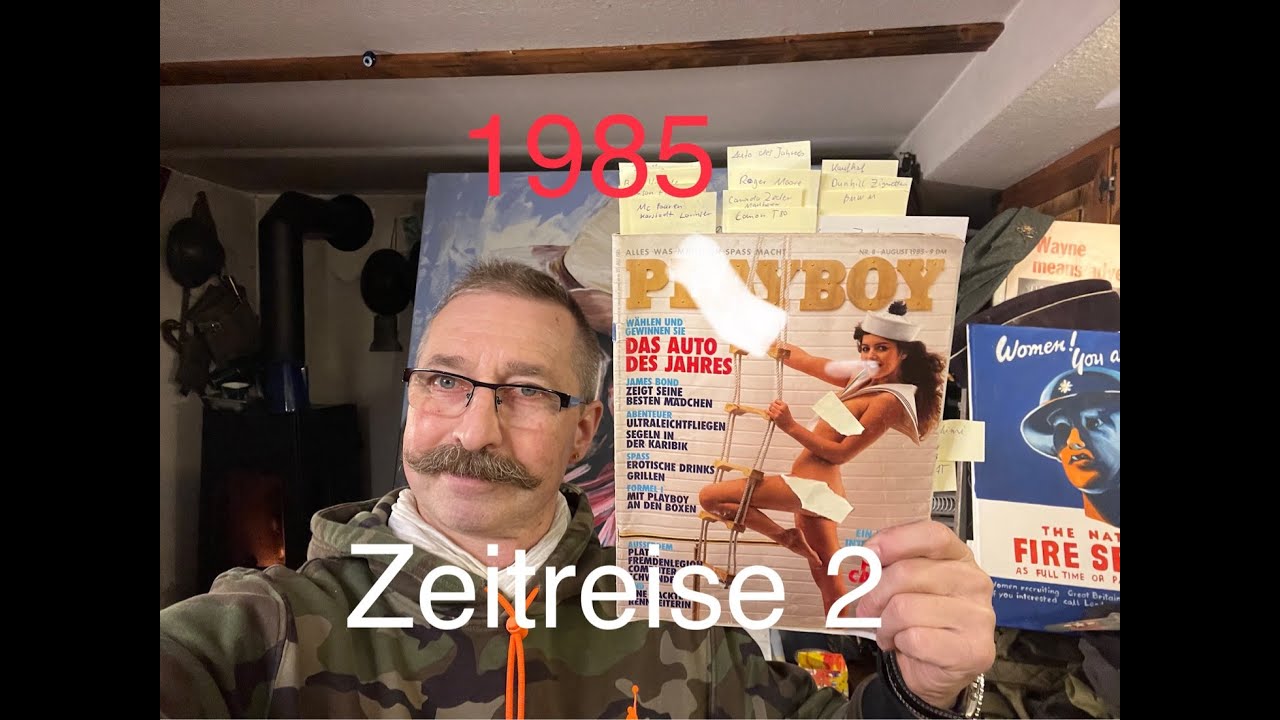 Zeitreise mit dem Playboy ins Jahr 1985