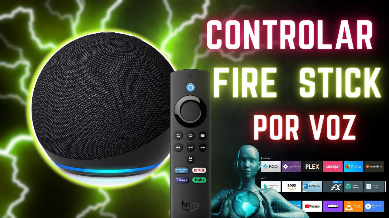 Como controlar seu FIRE STICK DA AMAZON POR VOZ SEM CONTROLE REMOTO COM ECHO !