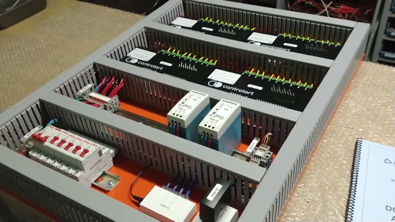 Montagem de Quadro de Automa&ccedil;&atilde;o Residencial (ControlArt)