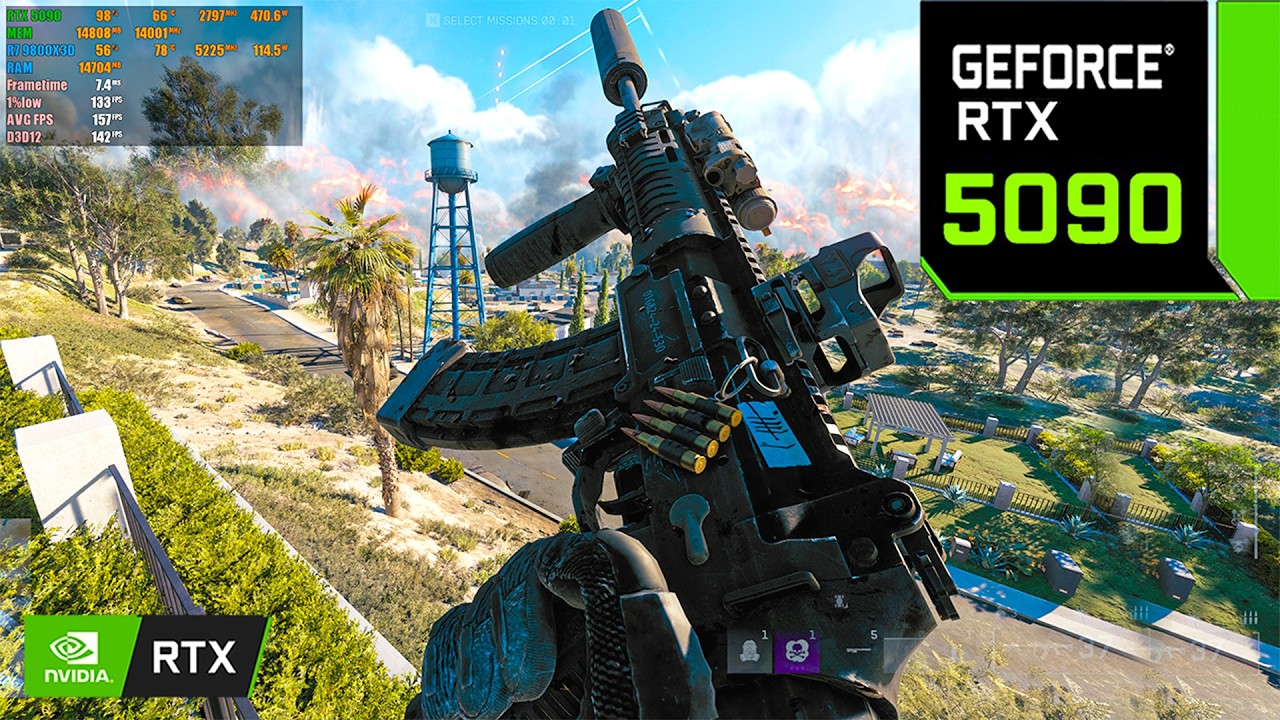 Battlefield : REDSEC Solos | RTX 5090 32GB + AMD Ryzen 7 9800X3D ( 4K OVERKILL Graphics DLSS ON )