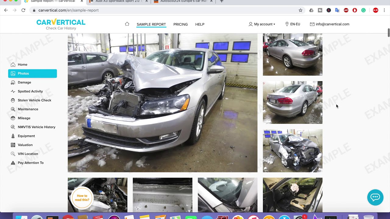 CarVertical avoid SCAMS! Check used cars via VIN number for original kilometers, damage or theft!