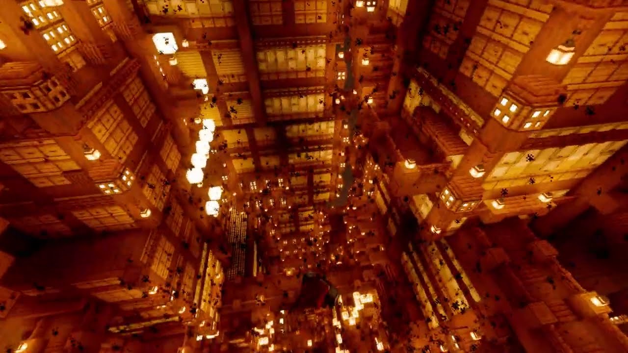 Infinity Castle Akaza Cinematics in Minecraft