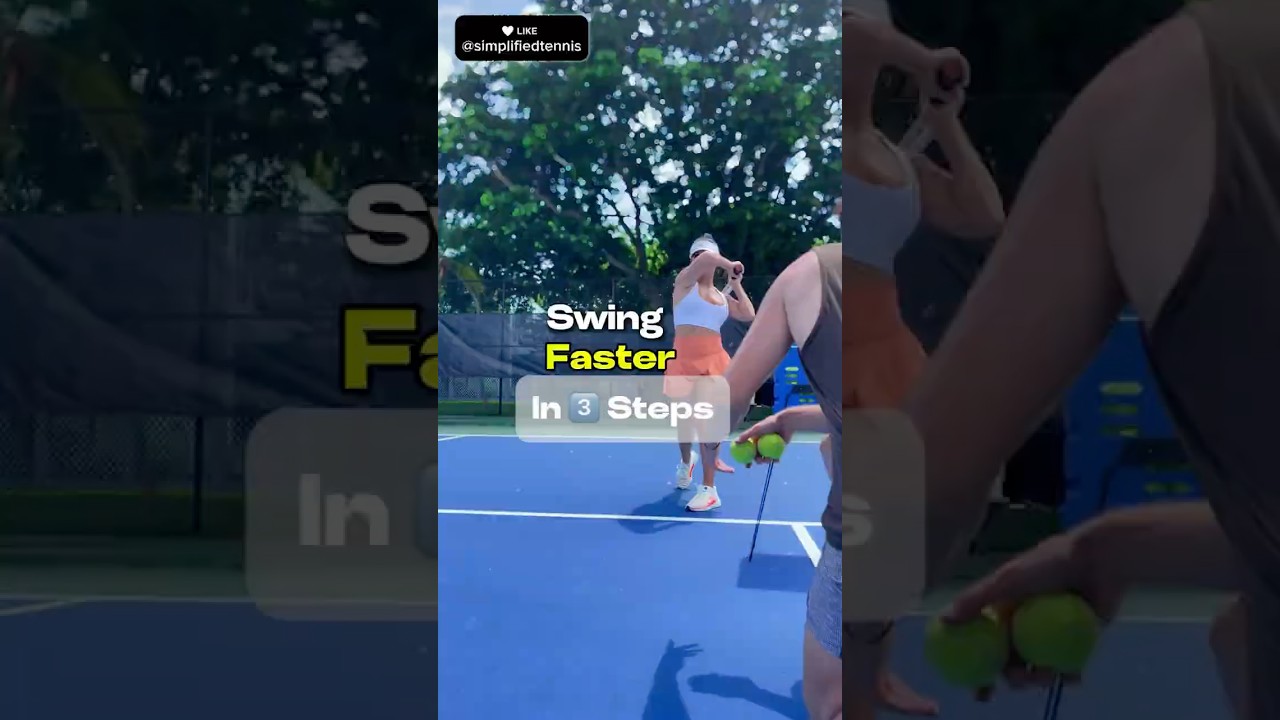 Swing faster in three steps 