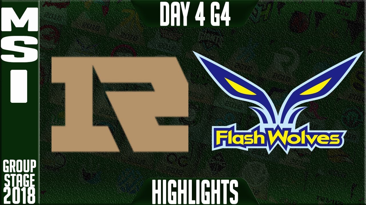 RNG vs FW Highlights | MSI 2018 Day 4 Group Stage | Royal Never Give Up vs Flash Wolves