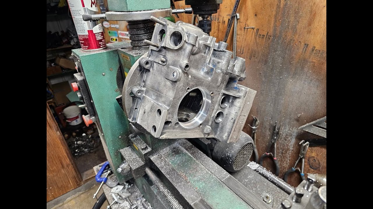 1/2 VW Build - Part 10 - Boring the Case for 94MM Cylinders
