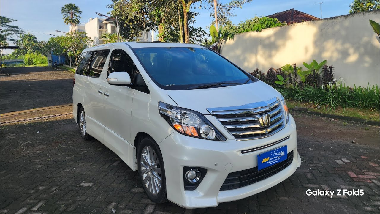 Antik Guys, Alphard SC Premium Sound 2014 heater seat Kilometer 50 ribu, Cat 100% Original Like New!