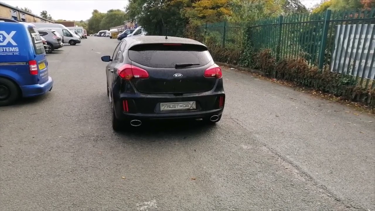 Kia Ceed GT fitted with rear silencer delete