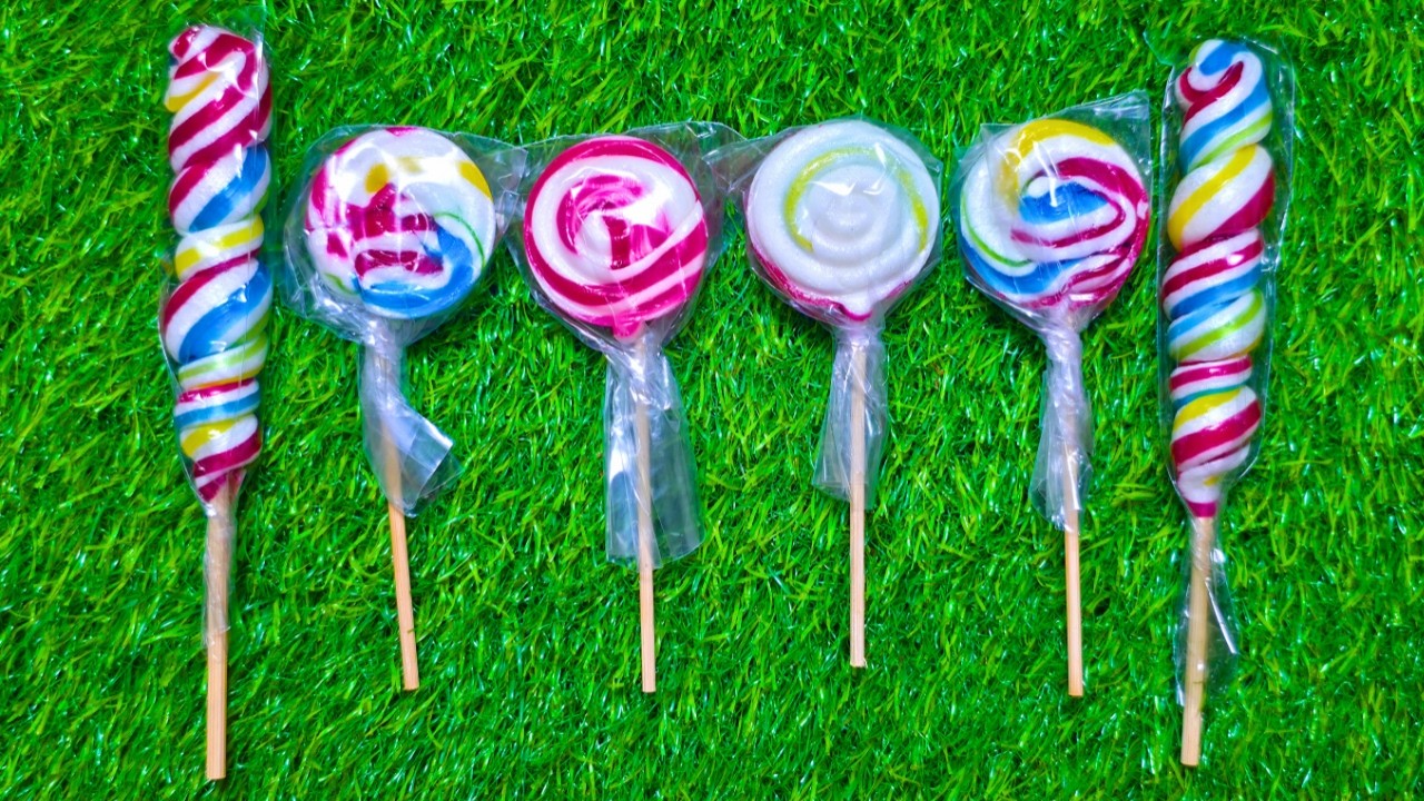 Satisfying ASMR Lollipops Candy and Chocolate Opening Video