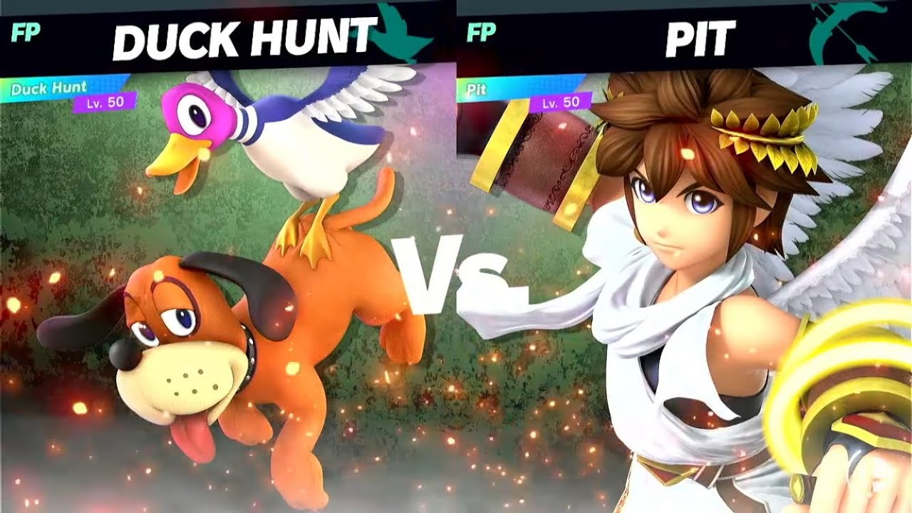 Super Smash Bros Ultimate Amiibo Fights Duck Hunt vs the World #28 vs Pit