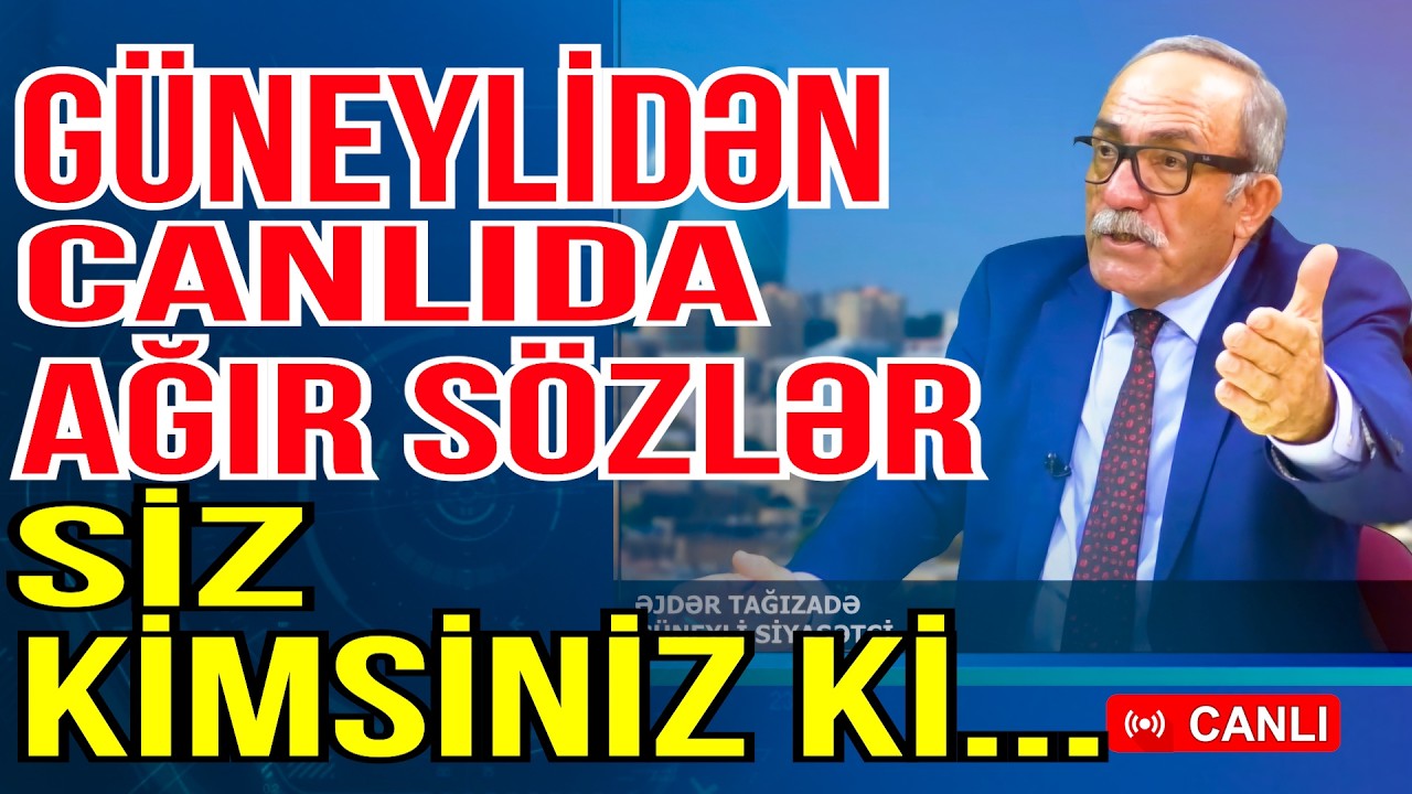 G&uuml;neylidən canlıda AĞIR S&Ouml;ZLƏR - Siz kimsiniz ki... - Media Turk TV