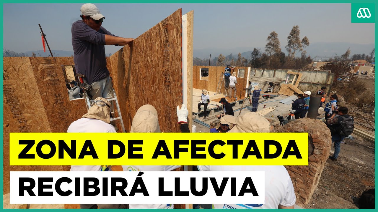 Zona afectada por los incendios recibirá fuertes lluvias