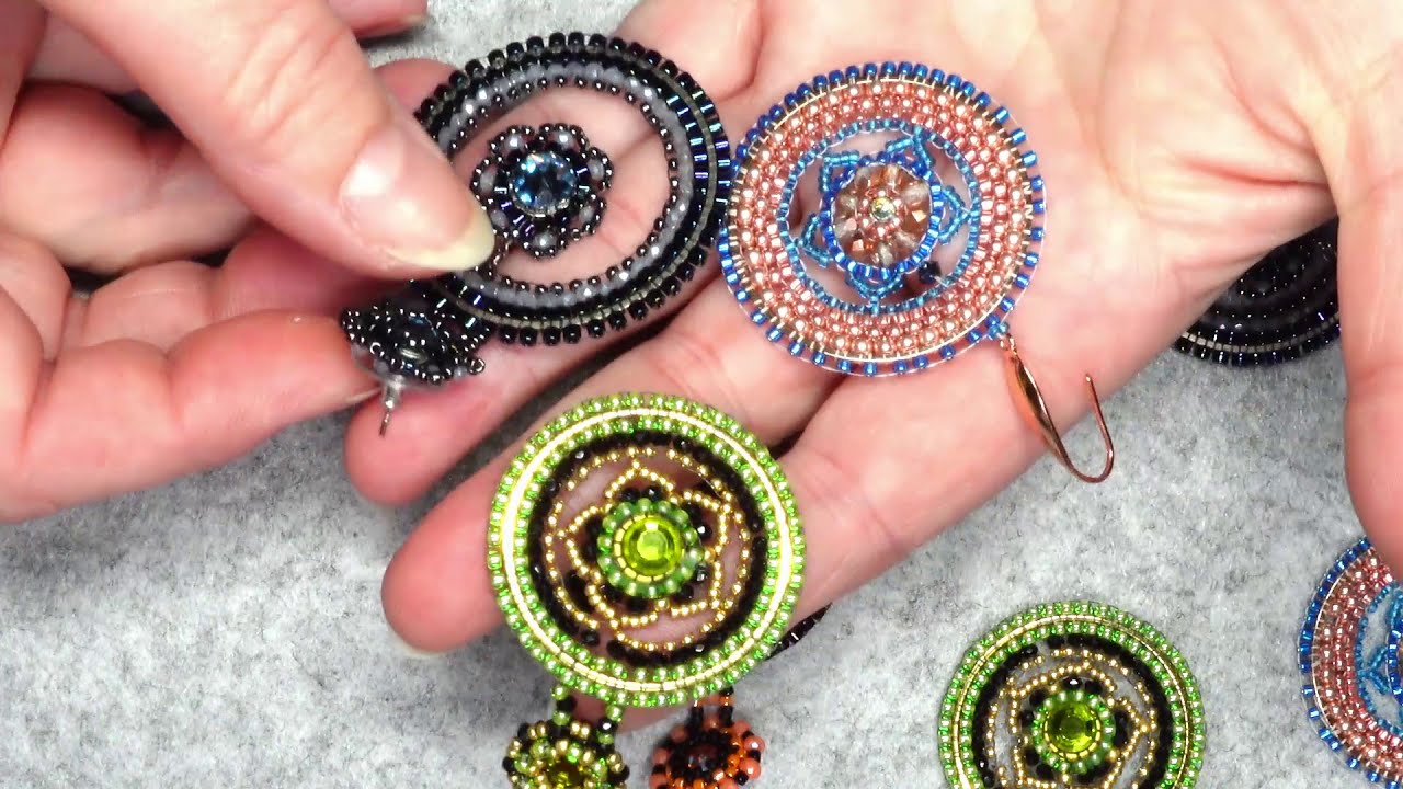 Perlenohrringe für Fortgeschrittene - Anleitung