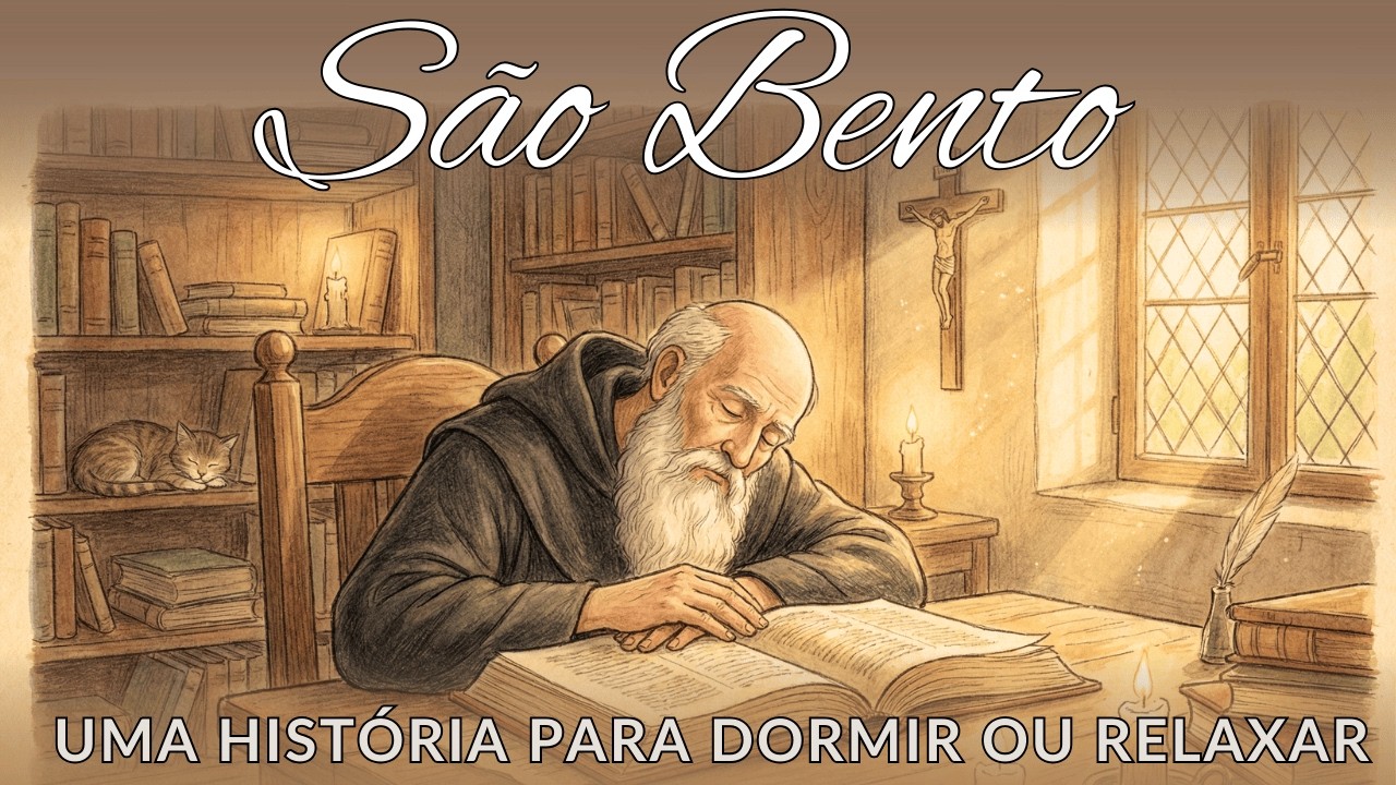 São Bento: a construção da PAZ interior | O segredo do Ora et Labora | História para dormir, relaxar