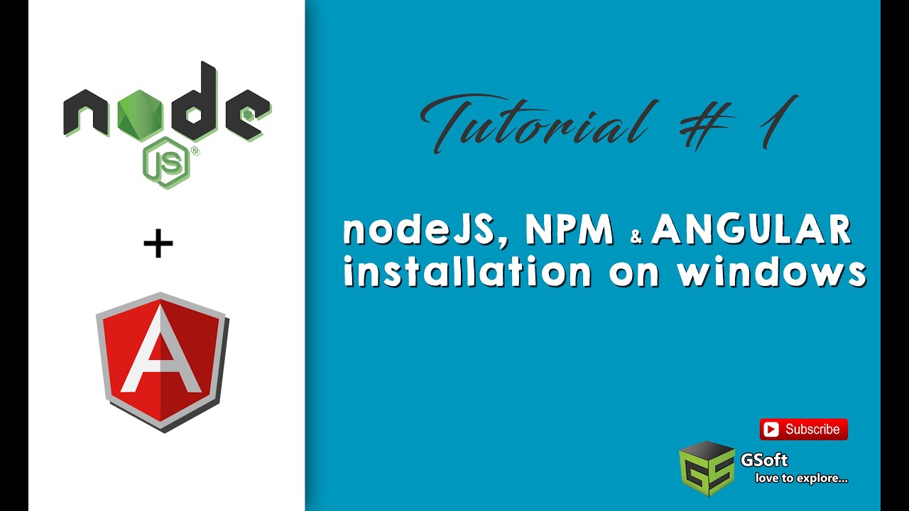 how to setup node js and angular on windows | installation guide | angular tutorial #1