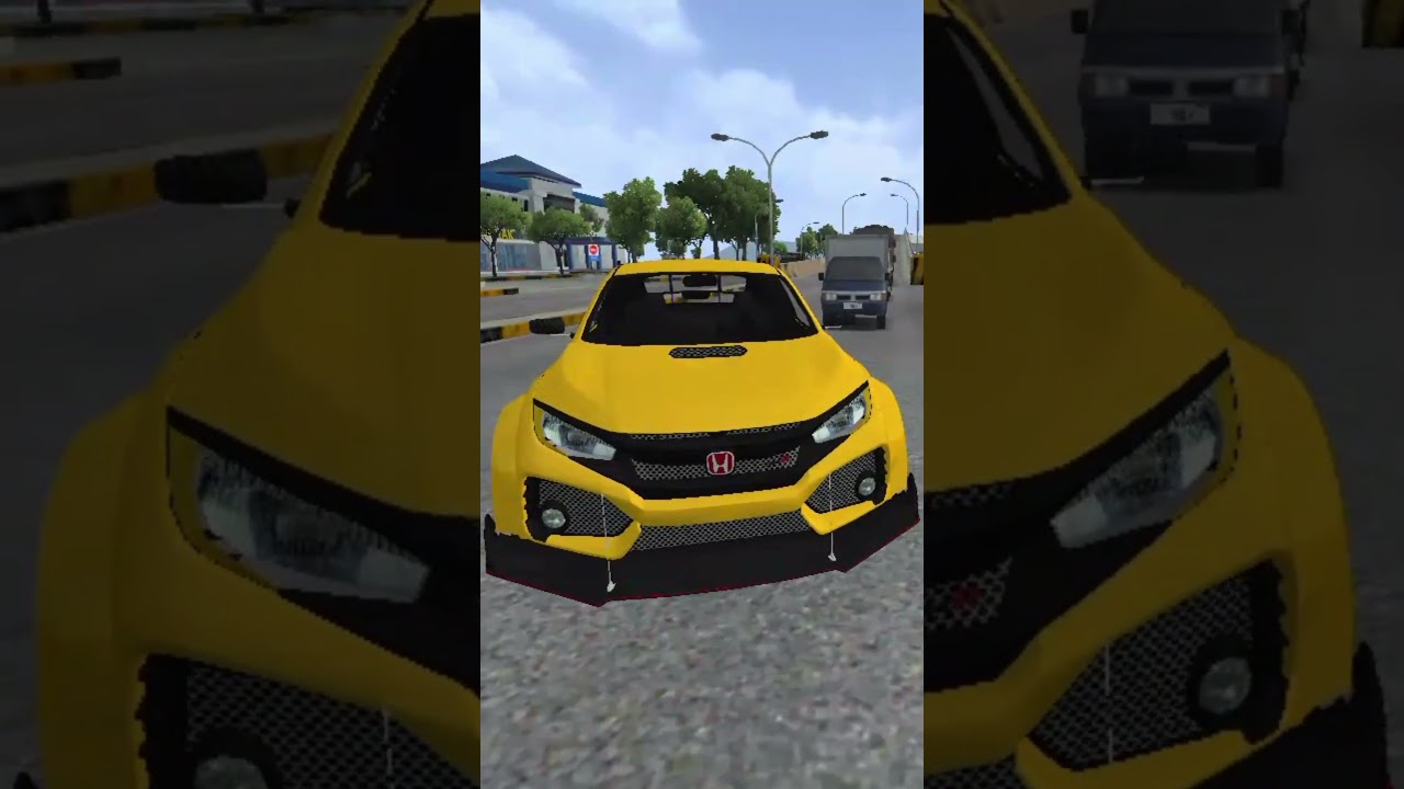 Honda civic modified in game 