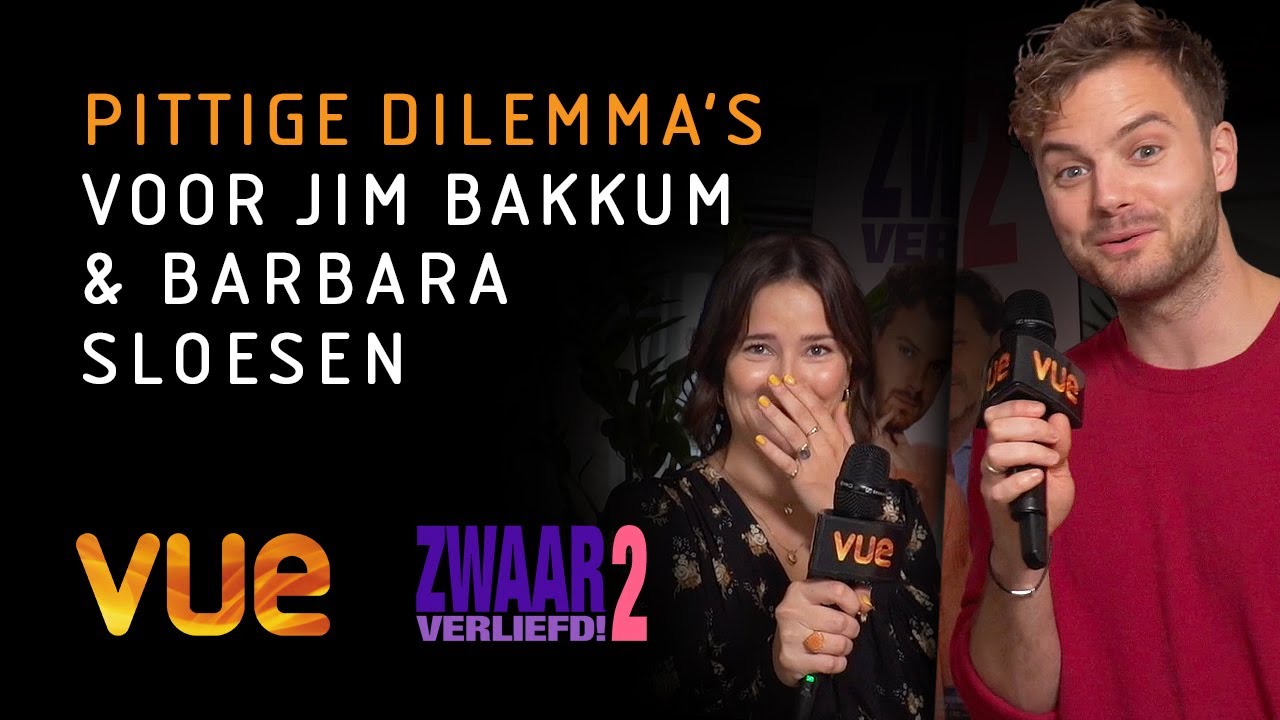 Interview met Jim Bakkum & Barbara Sloesen voor Zwaar Verliefd! 2