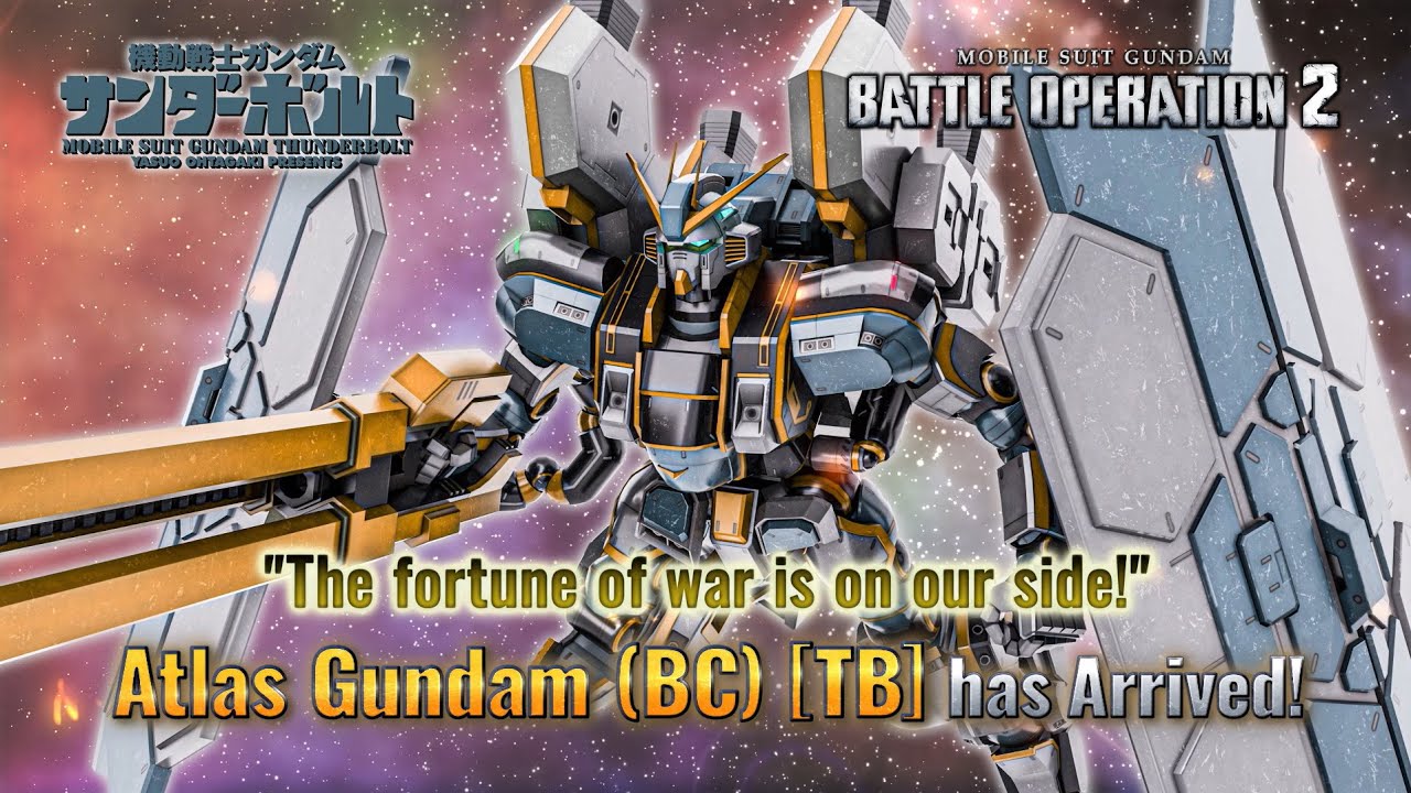 MOBILE SUIT GUNDAM BATTLE OPERATION 2 - Atlas Gundam (BC) [TB] Introduction Trailer