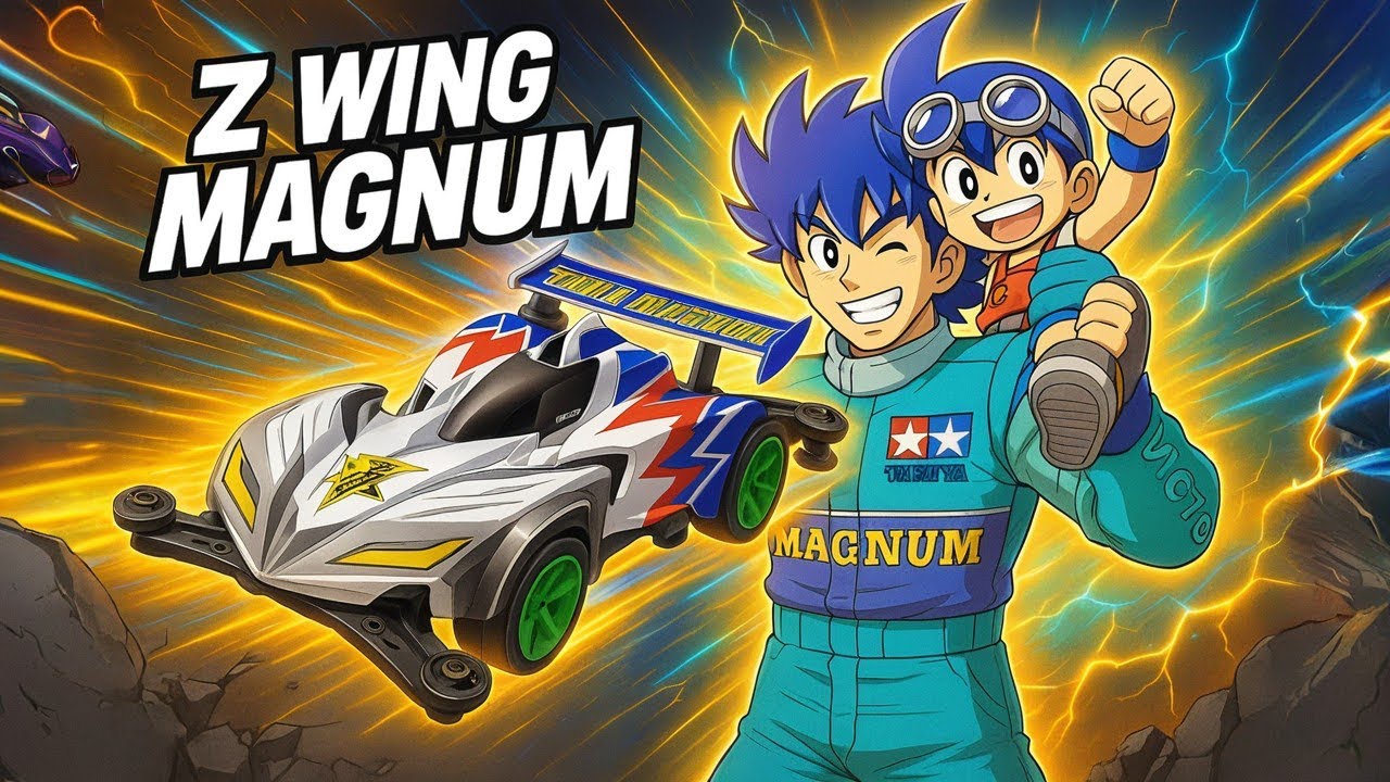 Z Wing Magnum Ar Chassis | Unboxing Mini 4WD | سابق ولاحق مراجعة و تركيب سيارة ماجنوم المجنحة
