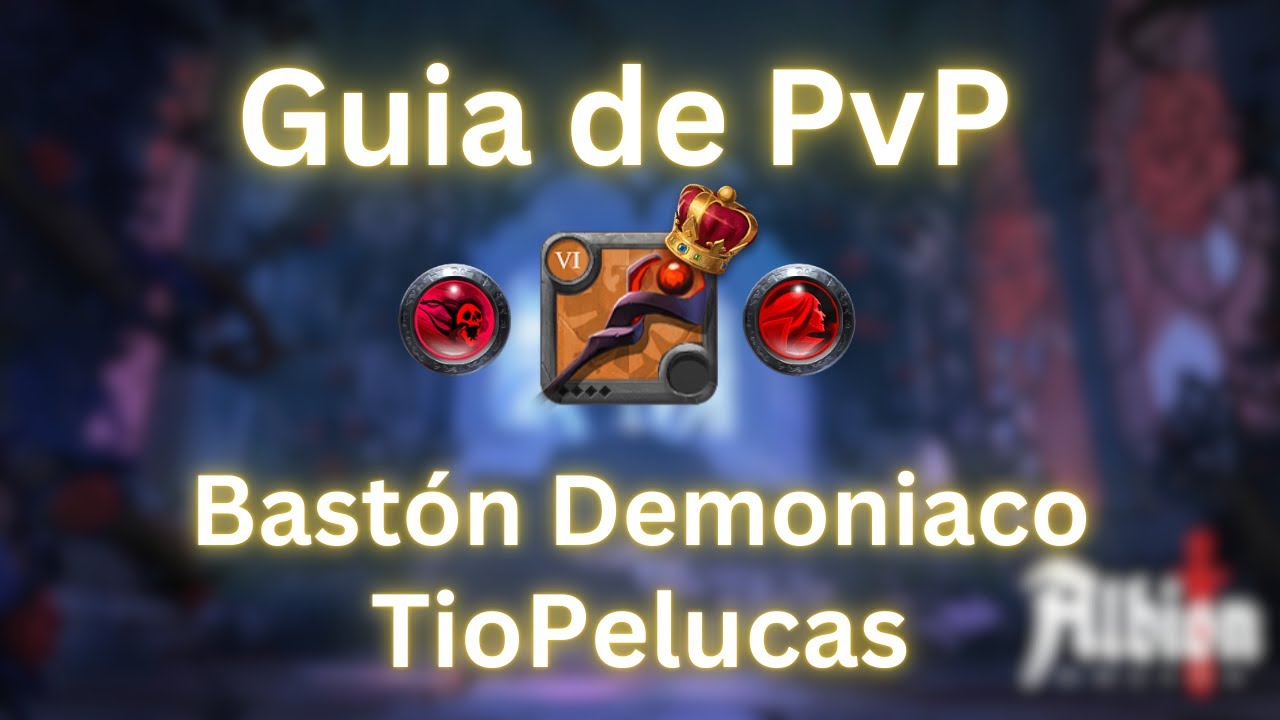 Aprende a jugar bastón demoniaco 😈 Guia PvP 😈 || Albion Online || Sorteo 7D Premium