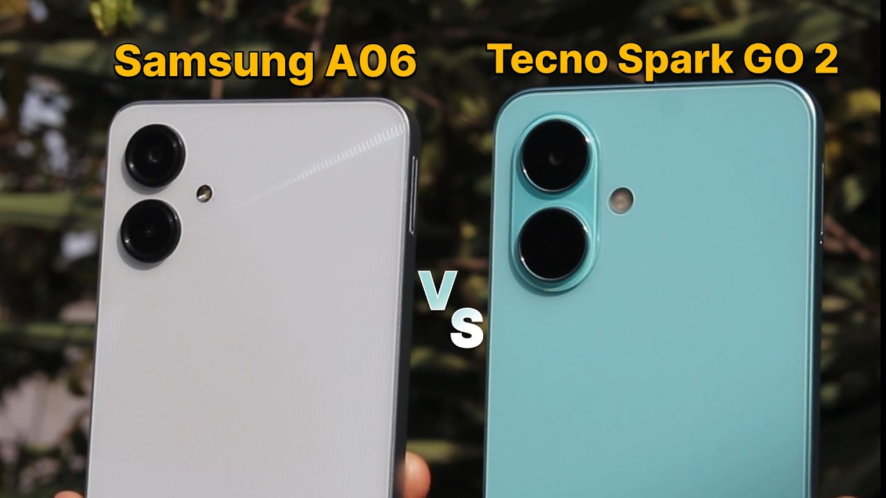 Samsung Galaxy A06 vs Tecno Spark GO 2🔥Detailed Comparison - Camera, Battery, Performance & More 