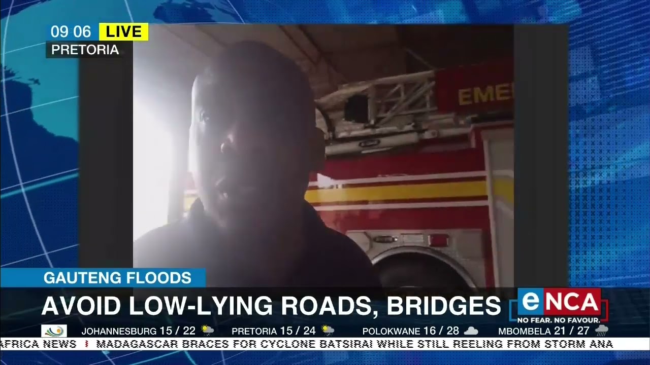 Gauteng Floods | Warning for low-lying areas in Tshwane