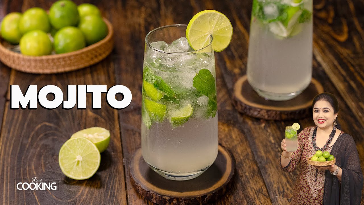 Virgin Mojito Recipe | Non-Alcoholic Summer Drink Recipe | Mint & Lime Cooler