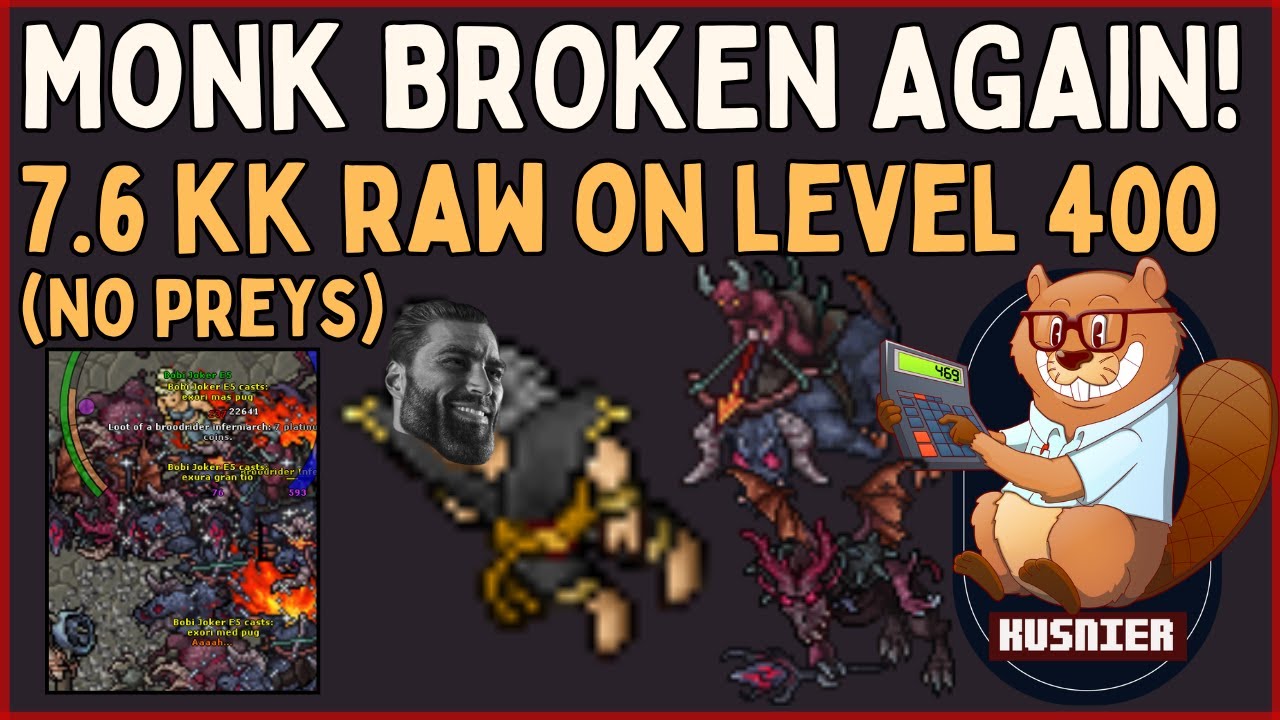 Is the Monk broken again? | 7.6 kk raw on level 400 Monk (No Preys)
