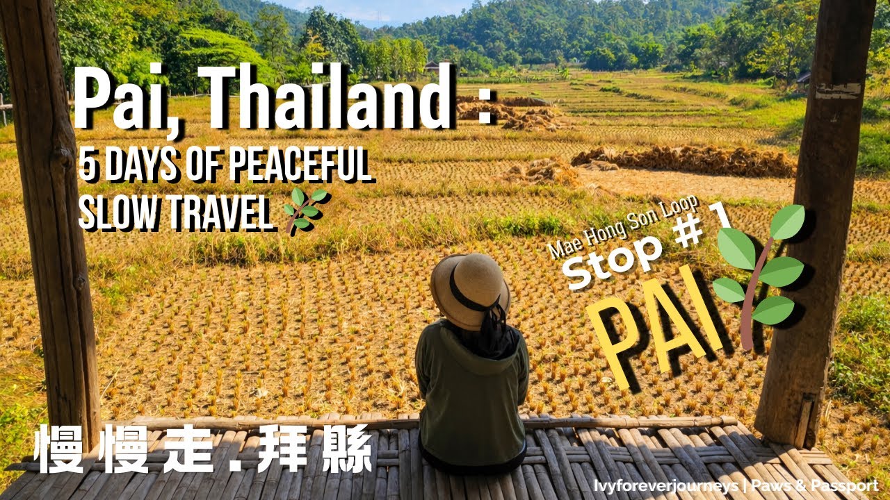 Pai, Thailand: 5 Days of Peaceful Slow Travel  🌿  慢慢走，在拜县  | 泰国 🇹🇭
