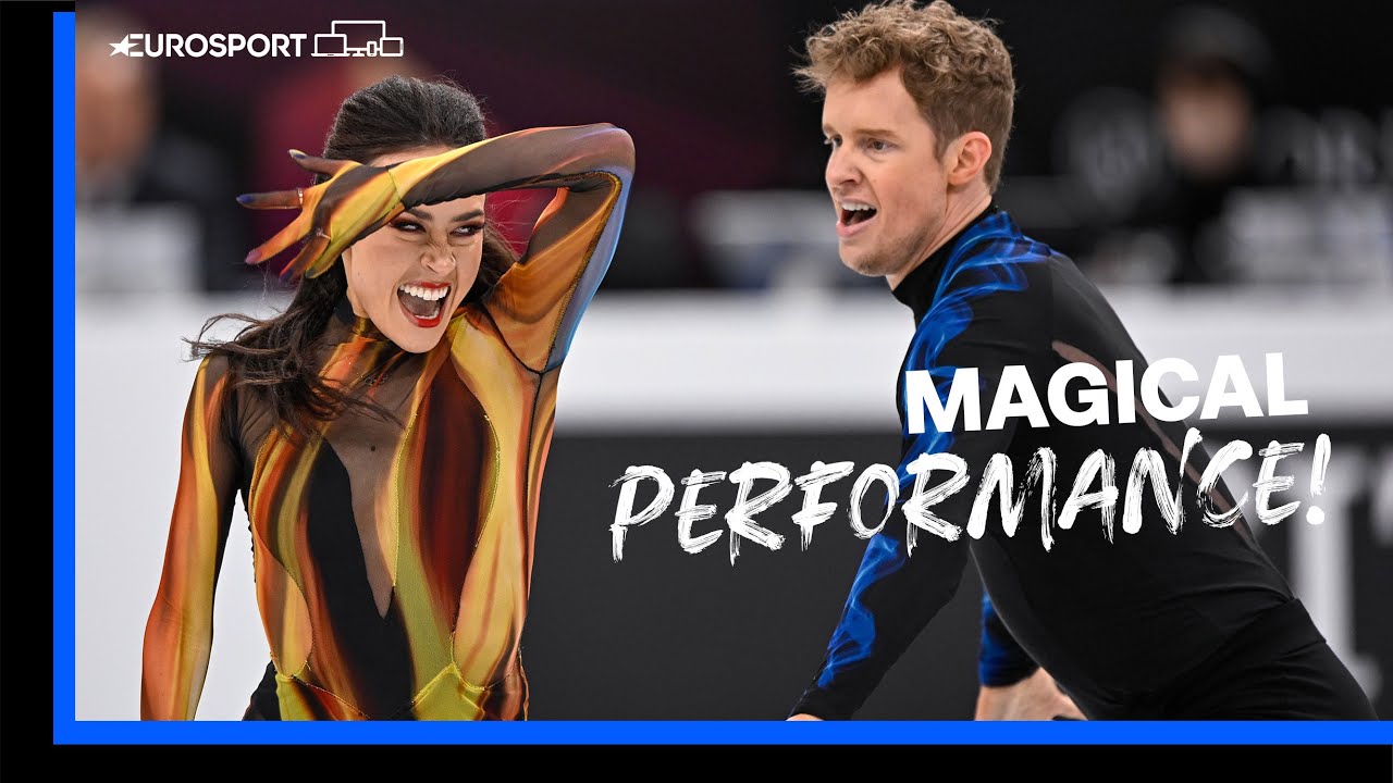 Chock & Bates Survive Fall To Win Ice Dance Gold At World Figure Skating Championships | Eurosport