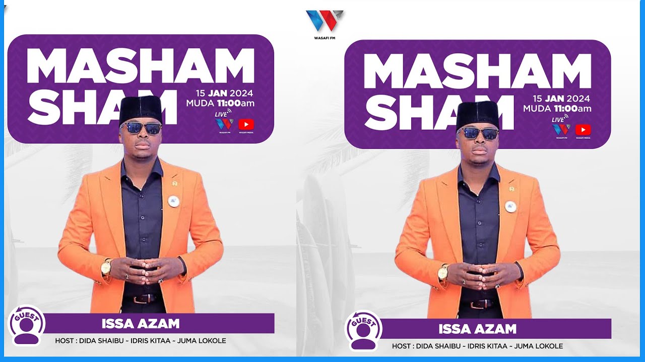 🔴#LIVE:MASHAMSHAM NDANI YA WASAFI FM - 15 - 01- 2024