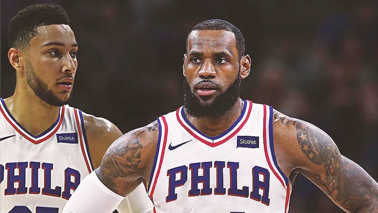 LeBron James Joins 76ers Playing with Joel Embiid and Ben Simmons (Parody)