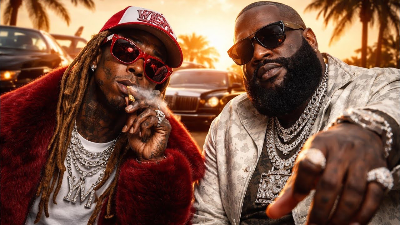 Lil Wayne x Rick Ross – Win With Us (Music Lyrics Video)