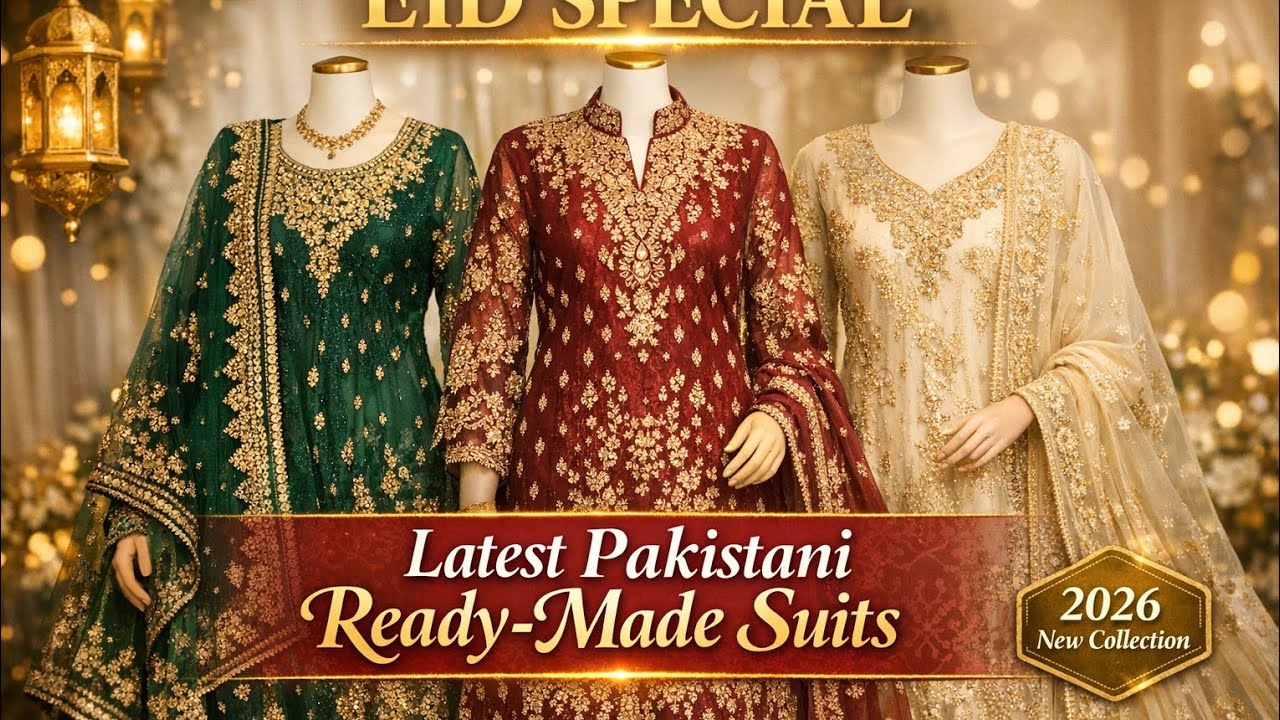 Eid 2026 की सबसे ख़ूबसूरत Pakistani Ready-Made Suits 😍 | आख़िर तक देखें