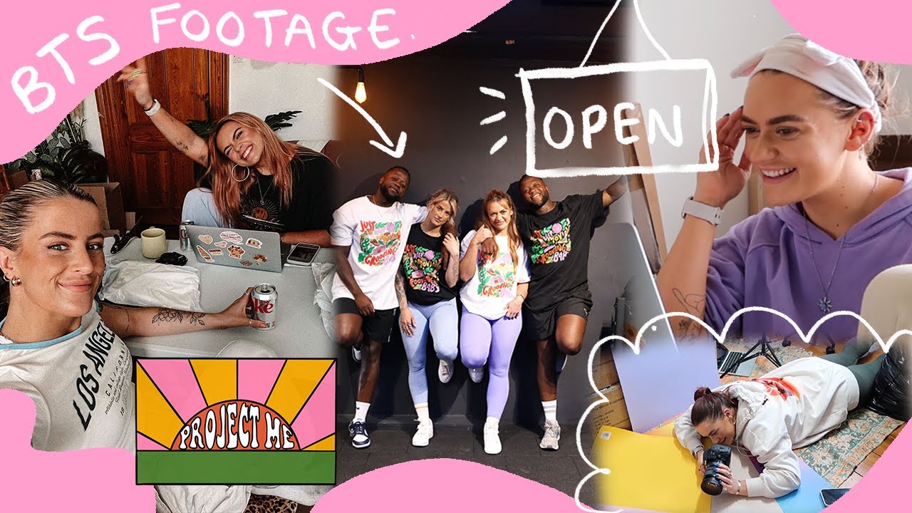 STUDIO VLOG #01 | BEHIND THE SCENES OF LAUNCHING MY SMALL BUSINESS 'PROJECT ME SHOP' |EmmasRectangle