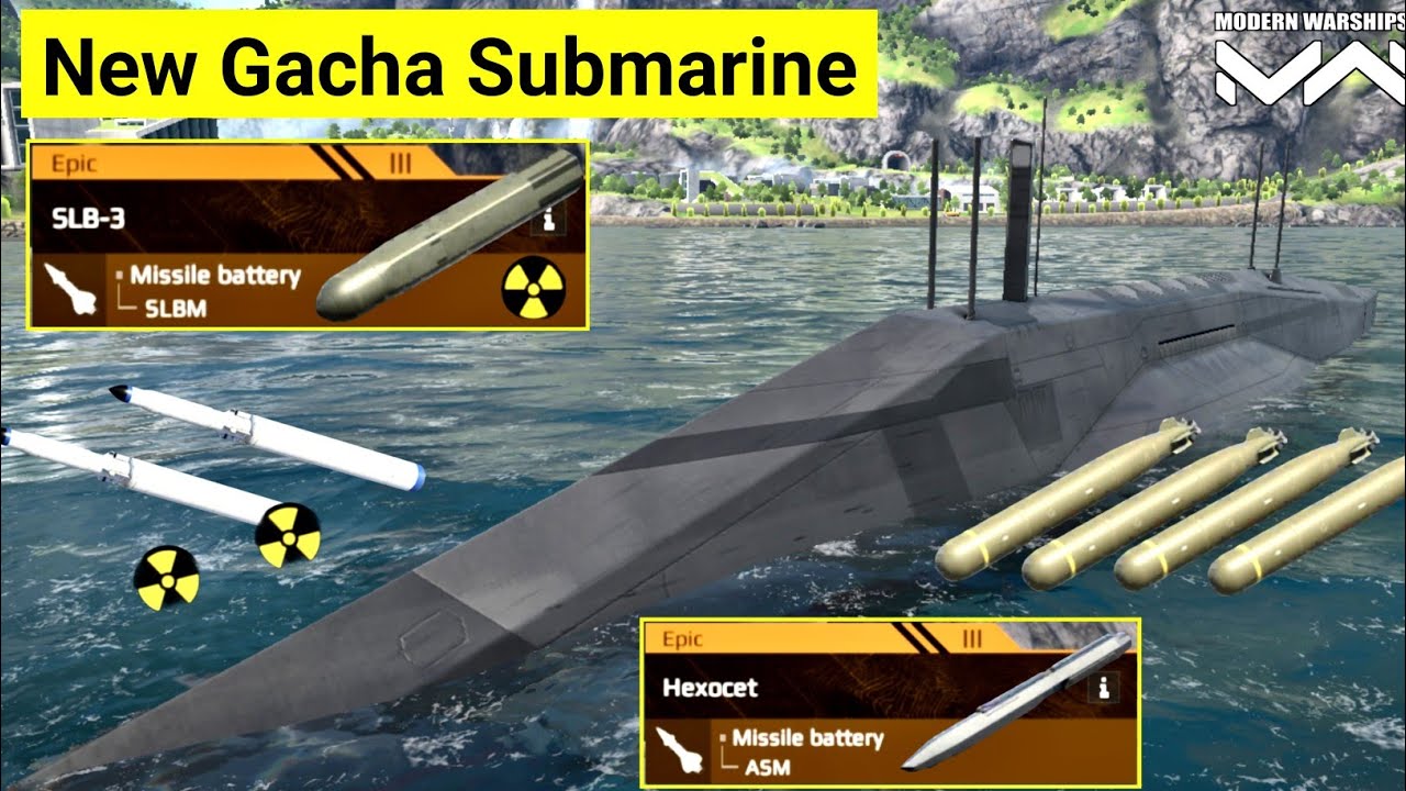 Pan Spatial Nautilos New Gacha Submarine Review & Gameplay Modern Warship 